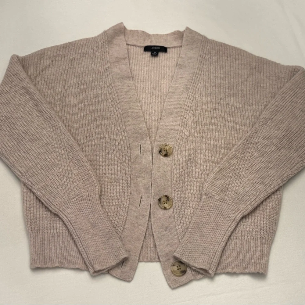 J. Crew Neutral Cardigan Sweater - Picture 1 of 6